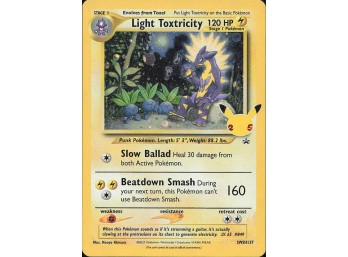 POKEMON Promo SWSH: Sword & Shield Promo Cards Light Toxtricity