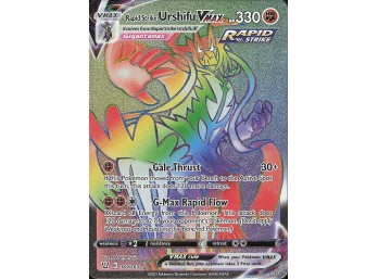 POKEMON Secret Rare SWSH05: Battle Styles Rapid Strike Urshifu VMAX (Secret)