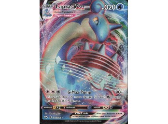 POKEMON Ultra Rare SWSH01: Sword & Shield Base Set Lapras VMAX