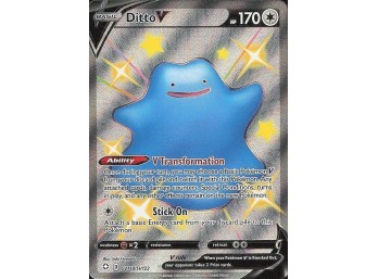 POKEMON Shiny Holo Rare Shining Fates: Shiny Vault Ditto V