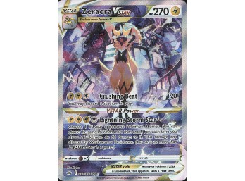 POKEMON Ultra Rare Crown Zenith: Galarian Gallery Zeraora VSTAR