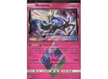 POKEMON Prism Rare SM - Lost Thunder Xerneas Prism Star