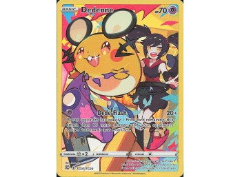 POKEMON Ultra Rare SWSH09: Brilliant Stars Trainer Gallery Dedenne
