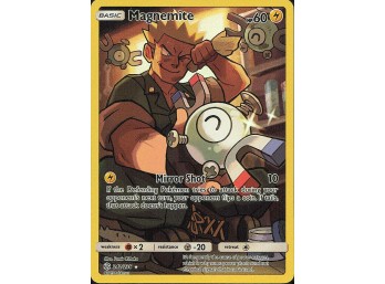 POKEMON Secret Rare SM - Cosmic Eclipse Magnemite (Secret)