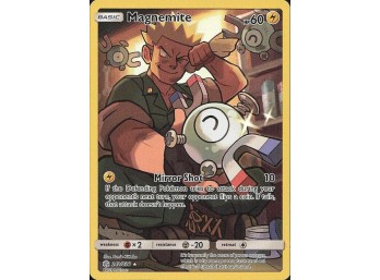 POKEMON Secret Rare SM - Cosmic Eclipse Magnemite (Secret)