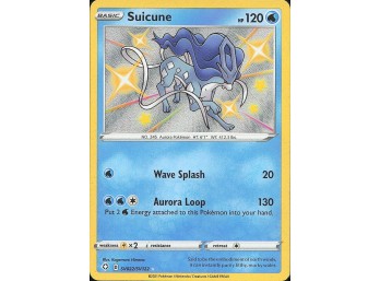 POKEMON Shiny Holo Rare Shining Fates: Shiny Vault Suicune