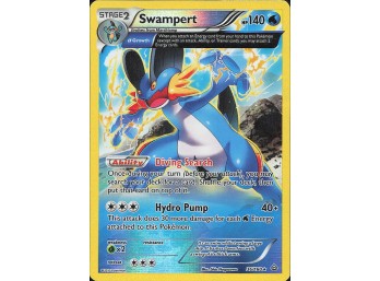 POKEMON Holo Rare XY - Primal Clash Swampert (Alpha)