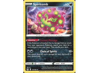 POKEMON Rare Arceus Spiritomb