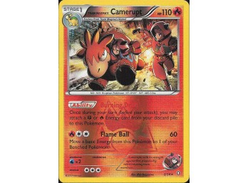 POKEMON Holo Rare Double Crisis Team Magma's Camerupt