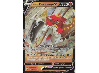 POKEMON Ultra Rare SWSH10: Astral Radiance Hisuian Decidueye V
