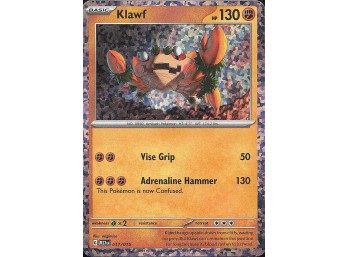 POKEMON Promo McDonald's Promos 2023 Klawf