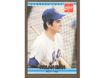 1992 Donruss Coca-Cola Nolan Ryan #1 Nolan Ryan