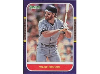 2021 Donruss #238 Wade Boggs Holo Purple