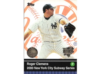 2000 Topps Subway Series #42 Roger Clemens