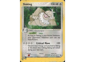 POKEMON Holo Rare Ruby and Sapphire Slaking