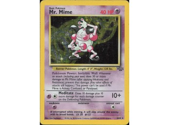 POKEMON Holo Rare Jungle Mr. Mime (6)