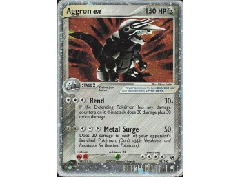 POKEMON Ultra Rare Sandstorm Aggron ex