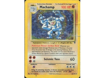 POKEMON Holo Rare Legendary Collection Machamp