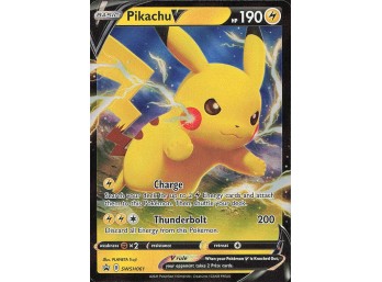 POKEMON Promo SWSH: Sword & Shield Promo Cards Pikachu V