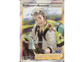 POKEMON Ultra Rare Pokemon GO Professor's Research (Full Art)