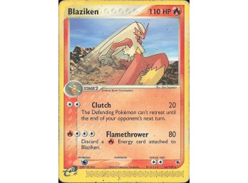 POKEMON Rare Ruby and Sapphire Blaziken