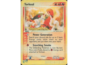 POKEMON Holo Rare Dragon Torkoal
