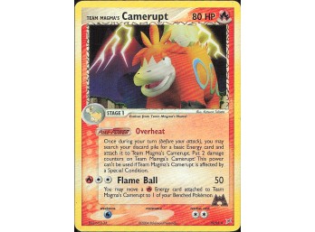POKEMON Rare Team Magma vs Team Aqua Team Magma's Camerupt