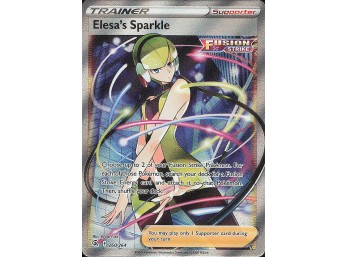 POKEMON Ultra Rare SWSH08: Fusion Strike Elesa's Sparkle (Full Art)