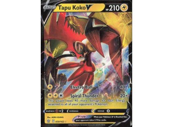 POKEMON Ultra Rare SWSH05: Battle Styles Tapu Koko V