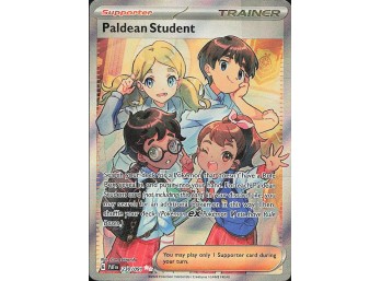POKEMON Ultra Rare SV: Paldean Fates Paldean Student