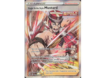 POKEMON Ultra Rare SWSH09: Brilliant Stars Trainer Gallery Single Strike Style Mustard