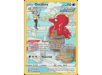 POKEMON Ultra Rare SWSH09: Brilliant Stars Trainer Gallery Octillery