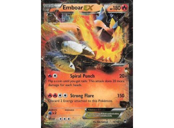 POKEMON Ultra Rare XY - BREAKpoint Emboar EX
