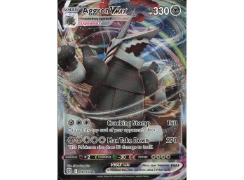 POKEMON Ultra Rare SWSH09: Brilliant Stars Aggron VMAX