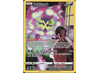POKEMON Ultra Rare SWSH11: Lost Origin Trainer Gallery Spiritomb