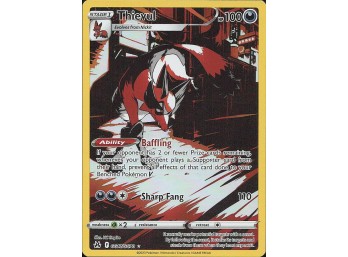 POKEMON Ultra Rare Crown Zenith: Galarian Gallery Thievul