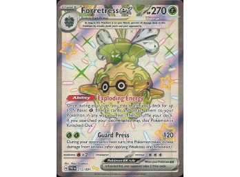 POKEMON Ultra Rare SV02: Paldea Evolved Forretress ex