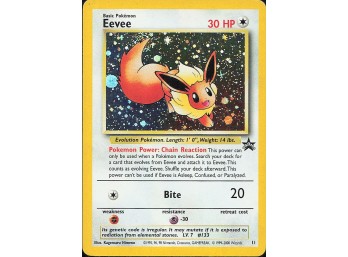 POKEMON Promo,TAIL SWIRL! WoTC Promo Eevee