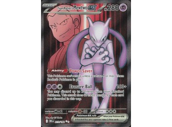 POKEMON Ultra Rare SV10: Destined Rivals Team Rocket's Mewtwo Ex