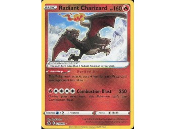 POKEMON Radiant Rare Crown Zenith Radiant Charizard