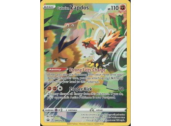 POKEMON Promo SWSH: Sword & Shield Promo Cards Galarian Zapdos