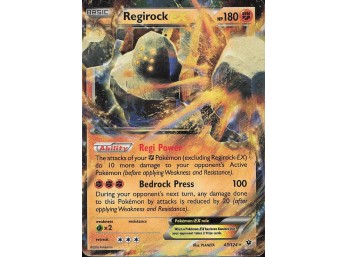 POKEMON Ultra Rare XY - Fates Collide Regirock EX