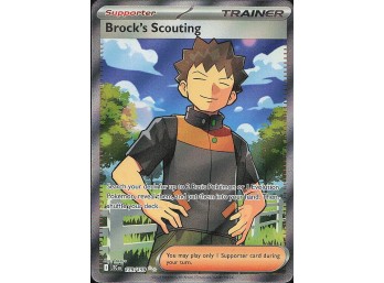 POKEMON Ultra Rare SV09: Journey Together Brock's Scouting