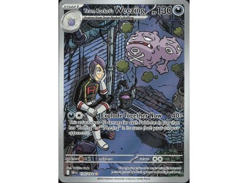 POKEMON SV10: Destined Rivals Team Rocket's Weezing