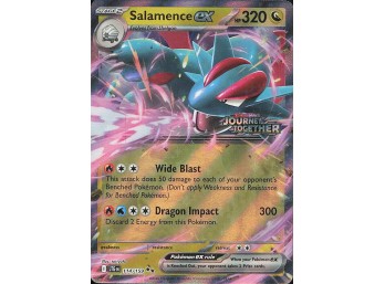 POKEMON STAMPED! SV09: Journey Together Salamence ex
