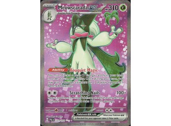 POKEMON Ultra Rare SV02: Paldea Evolved Meowscarada ex