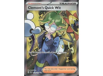 POKEMON Ultra Rare SV08: Surging Sparks Clemont's Quick Wit