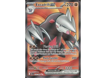 POKEMON Secret Rare SV: Black Bolt Excadrill ex