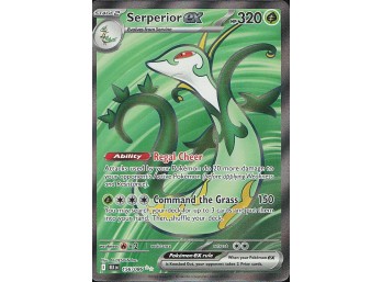 POKEMON Secret Rare SV: Black Bolt Serperior ex