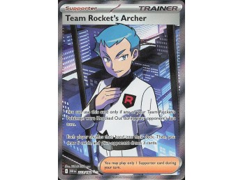 POKEMON Ultra Rare SV10: Destined Rivals Team Rocket's Archer